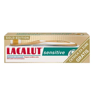 Lacalut pasta za zube Sensitive + četkica