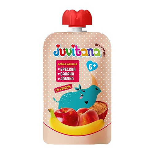 Juvitana voćna kašica breskva banana i jabuka