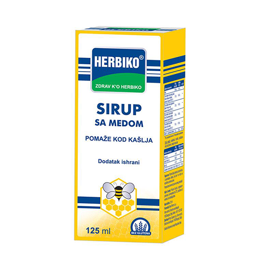 Herbiko sirup za odrasle med