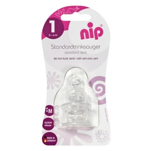 Nip Cucla sa ventilom protiv grčeva silikon 0-6 za Mleko 2 komada