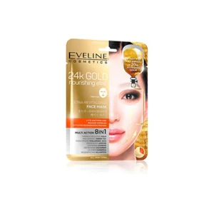 Eveline Maska za lice 8u1 24K GOLD Ultra Revitalizujuća