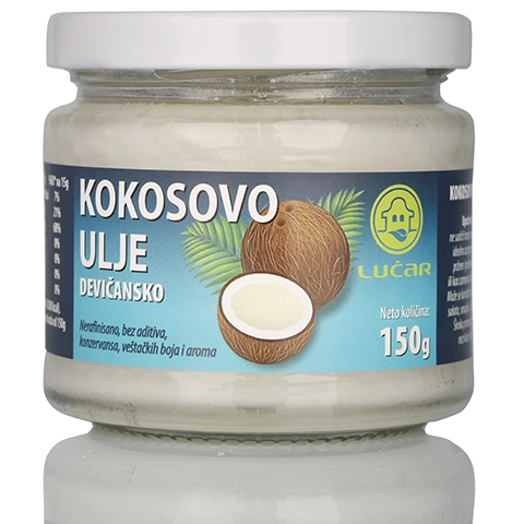 Lučar kokosovo nerafinisano devičansko ulje