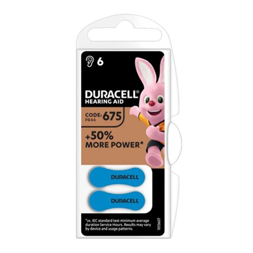 Duracell Hearing Aid 675 6