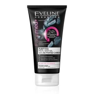 Eveline gel za čišćenje lica sa aktivnim ugljem