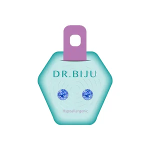 Dr.Biju minđuše 7.1mm plave krug