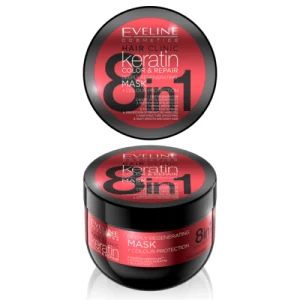 Eveline Keratin Color&Repair maska za kosu  8u1