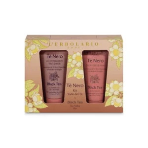 L'Erbolario Black Tea set - gel za pranje lica i ruku 75ml + krema za ruke